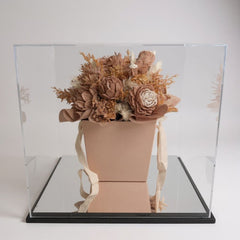 elegant candle arrangement with box